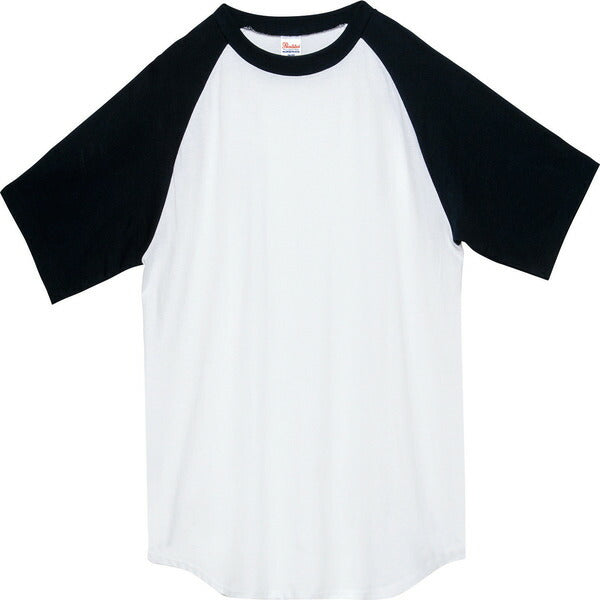 半袖Tシャツ 無地 綿 メンズ レディース 2XL 3XL 大きいサイズ 黒 ブラック ネイビー 白tシャツ ホワイト 杢グレー 赤 レッド 青 ブルー コンビカラー バイカラー 00106-CRT Printstar 5.6オンス ヘビーウェイト ラグランTシャツ クルーネック