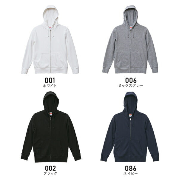 無地 ジチE�EアチE�Eパã�Eカー メンズ レチE‚£ース XXL 大きいサイズ ホワイチE白 ブラチE‚¯ 黁Eネイビã�E 紺 グレー 灰色 5330-01 UnitedAthle 8.8オンス ミドルウェイチEスウェチEƒˆ フルジチE�E パã�Eカ (C)