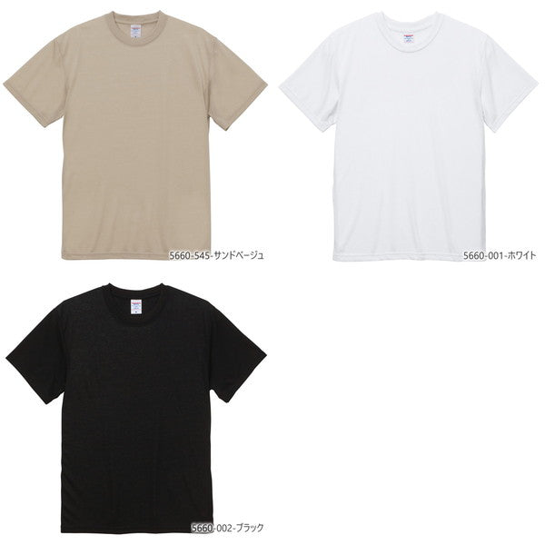5.6オンス ドライコットンタッチTシャツ(ローブリード)