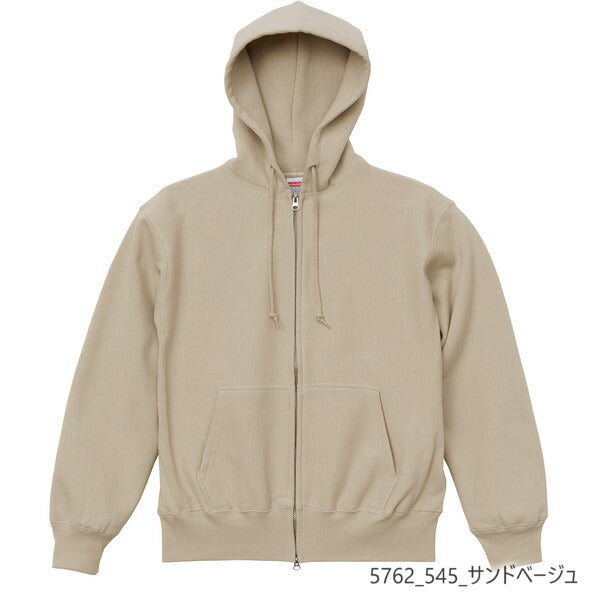12.0オンス ヘヴィーウェイト スウェット フルジップパーカ(裏起毛)