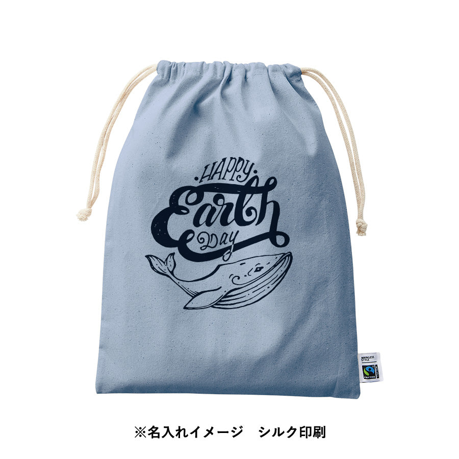 【先行掲載】フェアトレードコットン巾着(L)