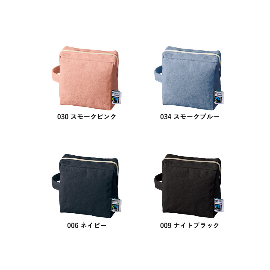 【先行掲載】フェアトレードコットンキャンバスファスナーポーチ(S)