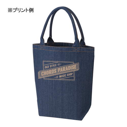 デニムパイプハンドルトート(M)
