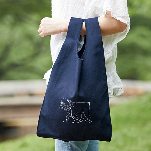 厚手コットンマルシェバッグ(M)