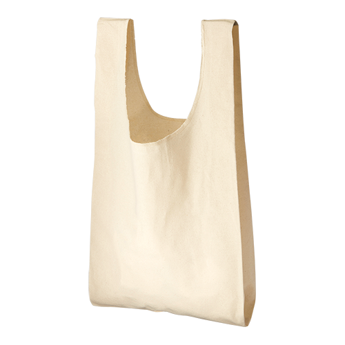 厚手コットンマルシェバッグ(M)ナチュラル