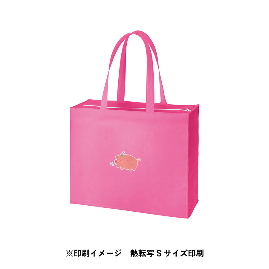 不織布ファスナー付ボックストート(M)