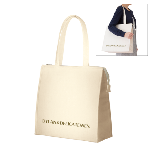 キャンバススクエア保冷トート(M) ナチュラル