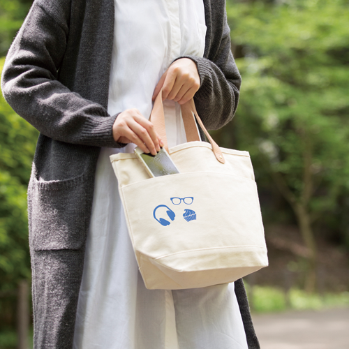 厚手キャンバスレザーハンドルトート(S)ナチュラル