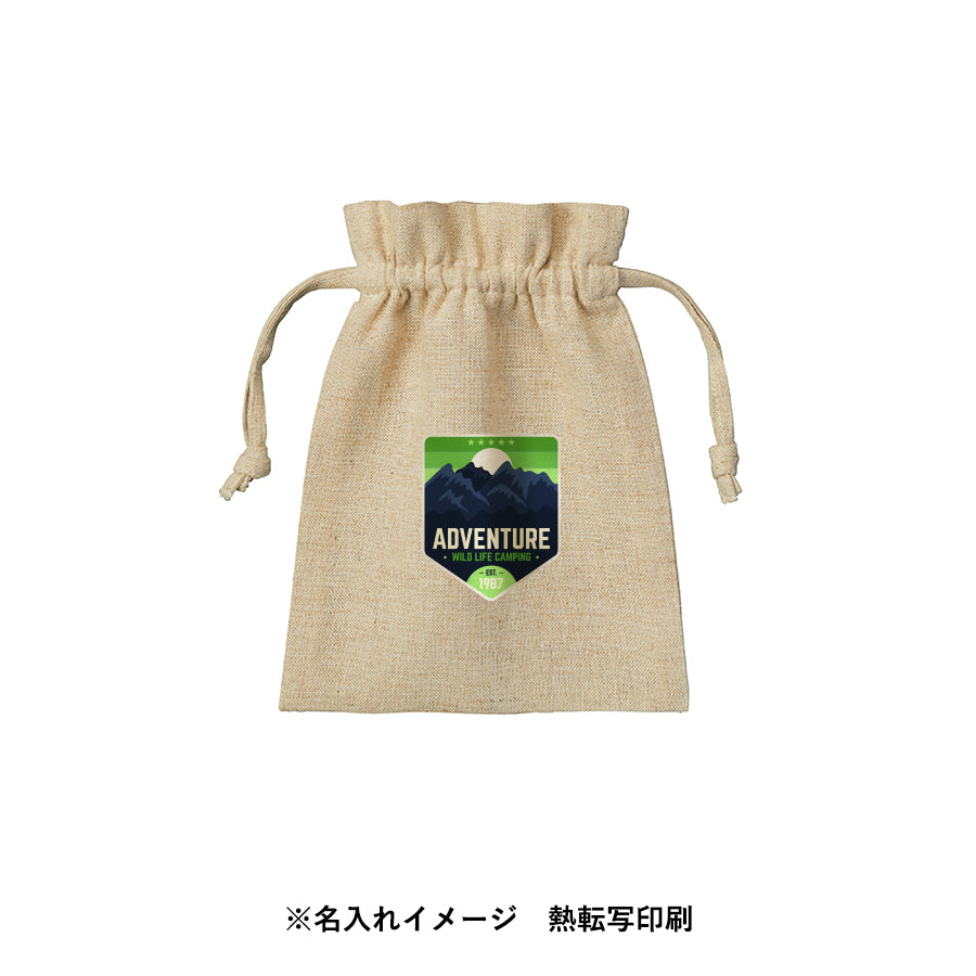 コットンリネン巾着(S)
