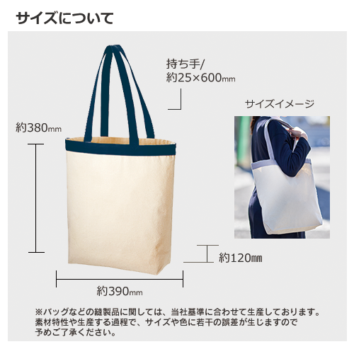 キャンバストップカラーベルトライントート