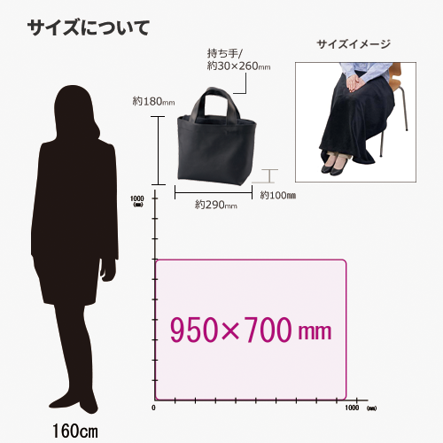 クラッシーブランケット(PUバッグ付)