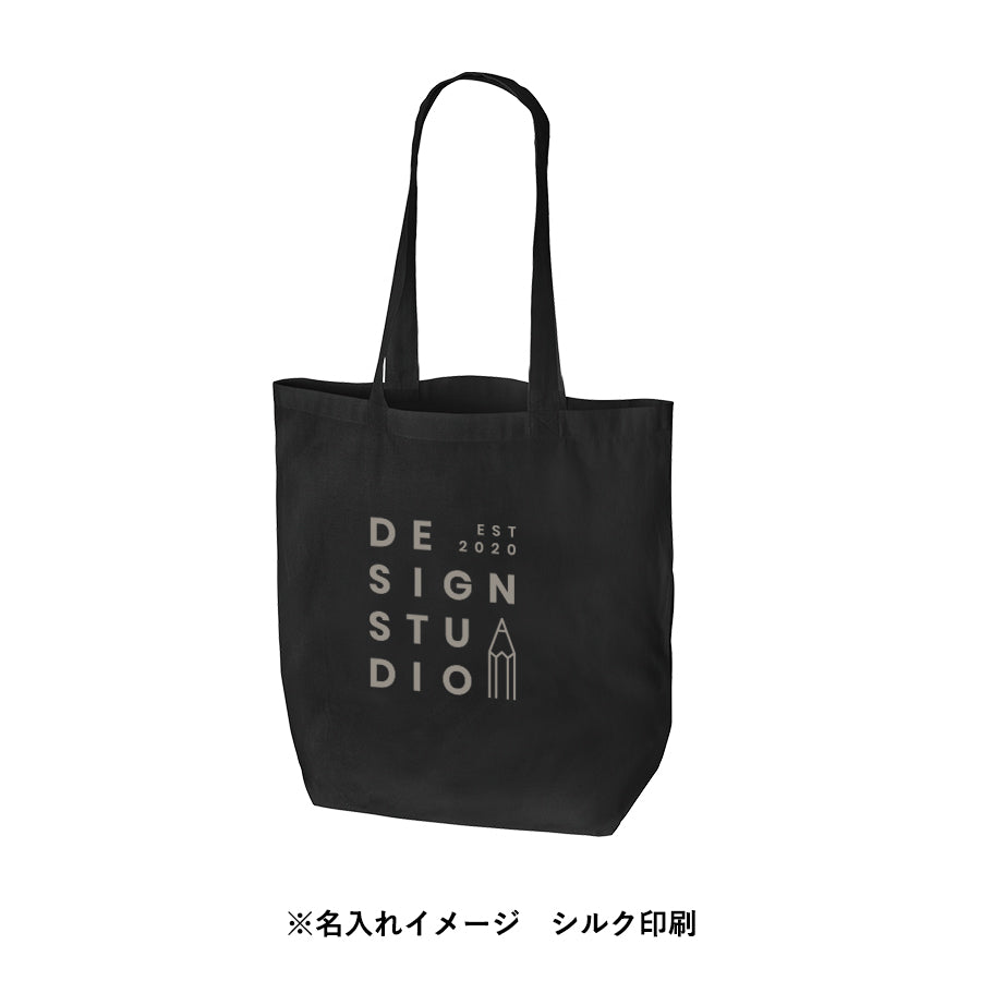 オーガニックコットンバッグ(M) ブラック
