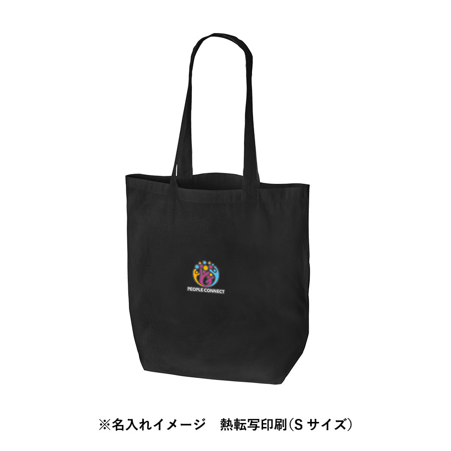 オーガニックコットンバッグ(M) ブラック