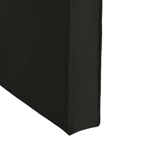 厚手コットンA4スクエアトート ブラック
