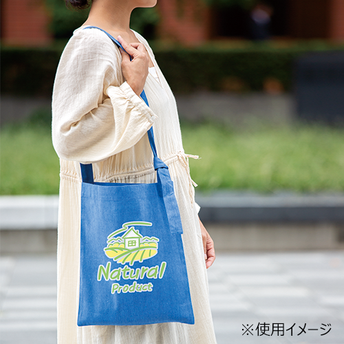 シャンブリックフラットショルダートート