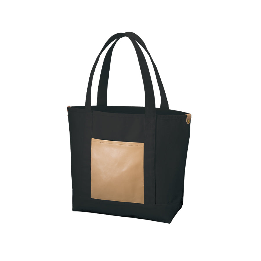 厚手キャンバスレザーポケチEƒˆトã�Eト ナイトブラチE‚¯