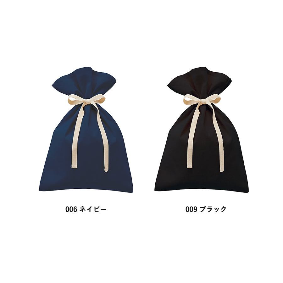 厚手コットンラッピング巾着(M)