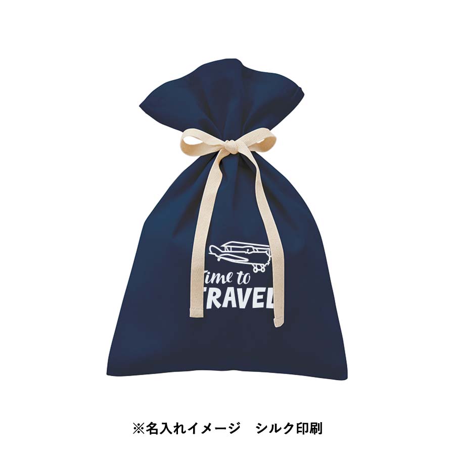 厚手コットンラッピング巾着(M)