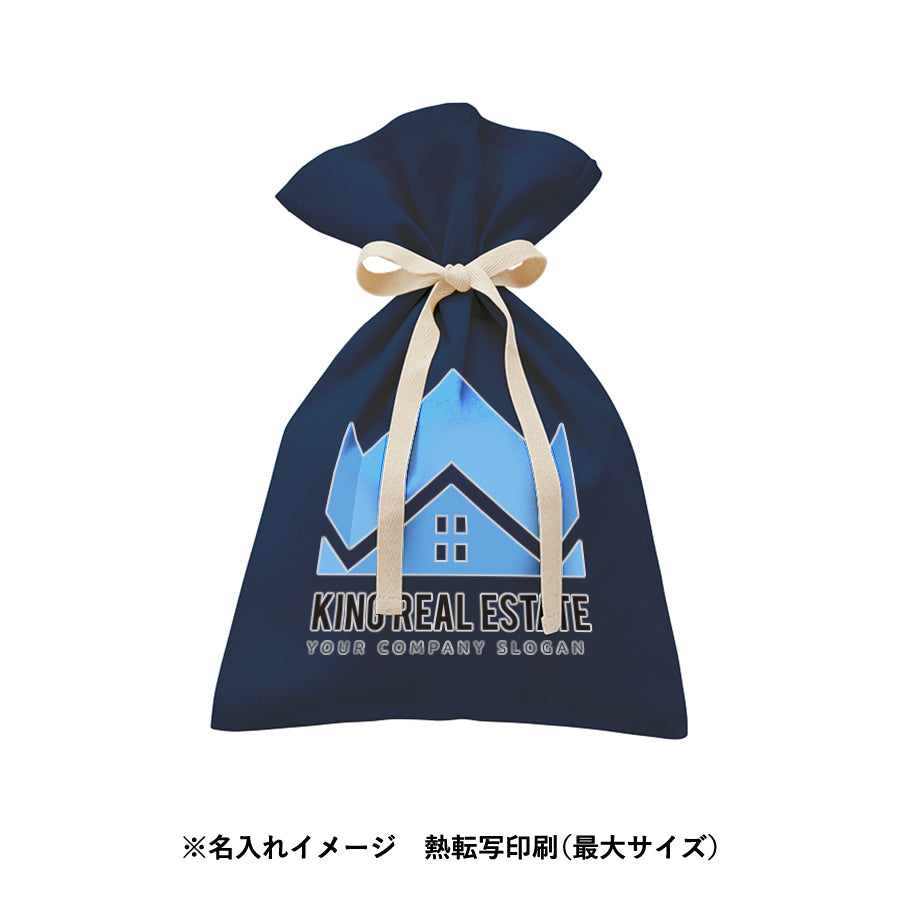 厚手コットンラッピング巾着(M)