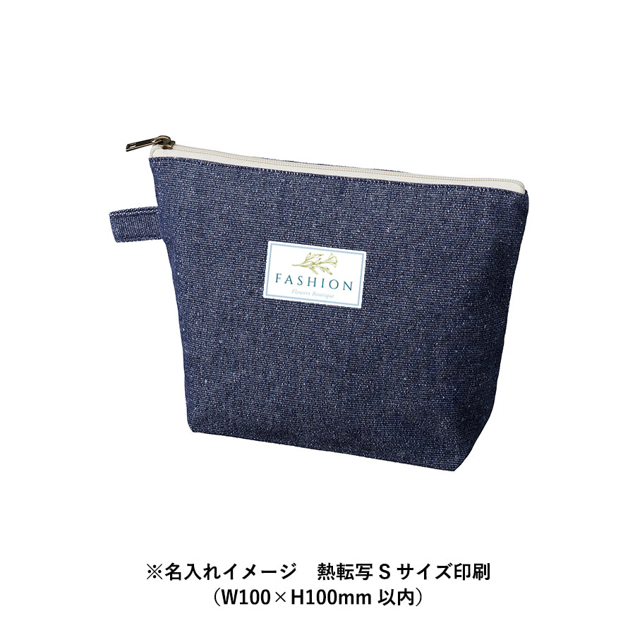 シャンブリックキャンバスデイリーポーチ(M)