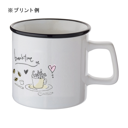 陶器マグストレート ラウンドリップ