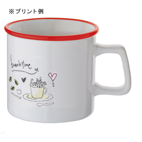 陶器マグストレート ラウンドリップ