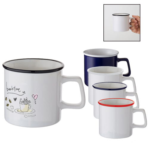 陶器マグストレート ラウンドリップ