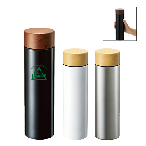 木目調サーモステンレスボトル 450ml