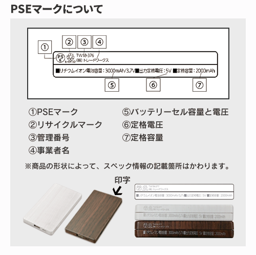 木目調モバイルチャージャー3000