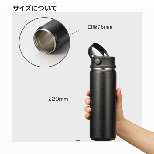 ZaLattoサーモハンドルスタイルボトル 500ml