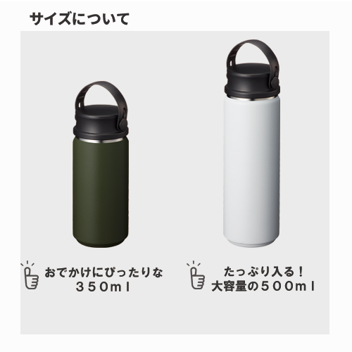ZaLattoサーモハンドルスタイルボトル 500ml