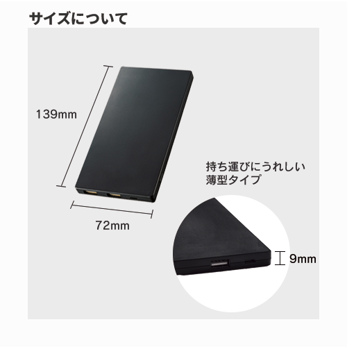 モバイルチャージャー6000 フラット