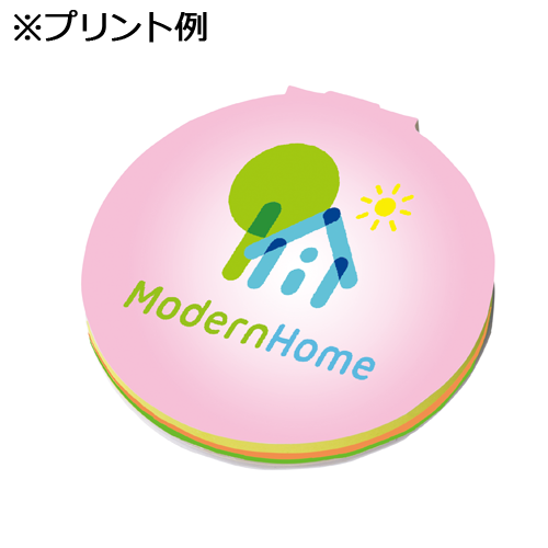 【プリント必須商品】カスタムデザイン付箋 丸