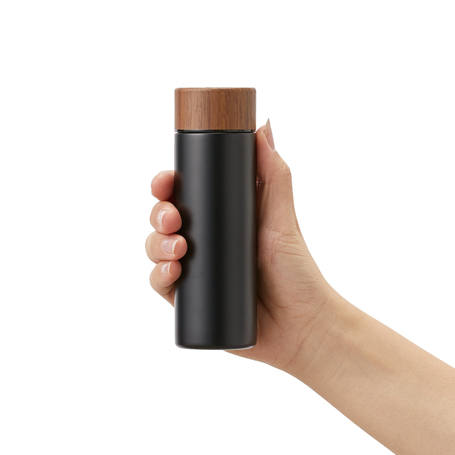 木目調サーモステンレスボトル 130ml