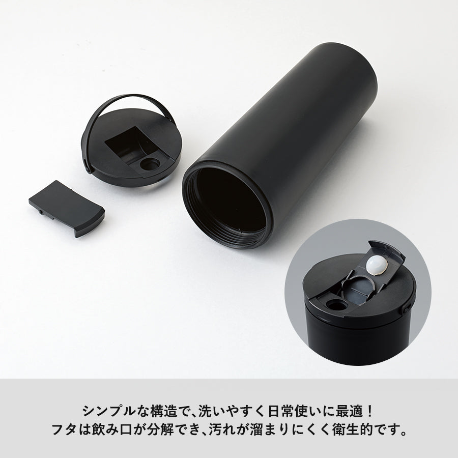 フラットトップサーモハンドルタンブラー