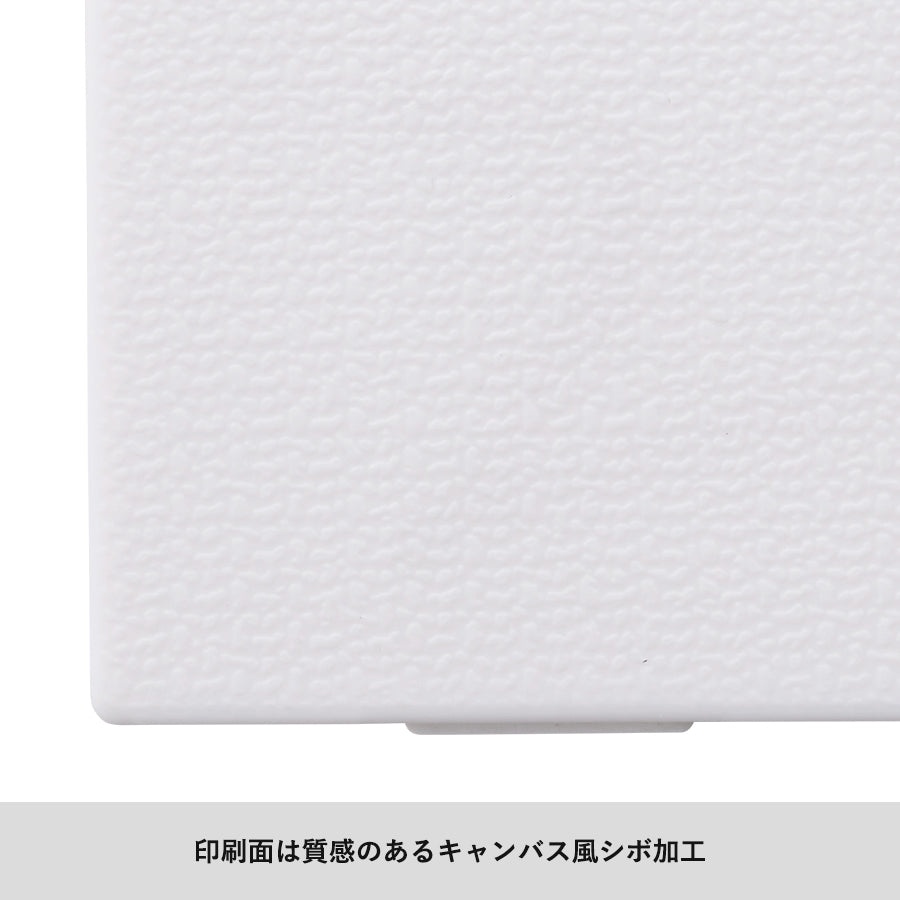 ミニピクチャーボードキーホルダー(50×50) ホワイト