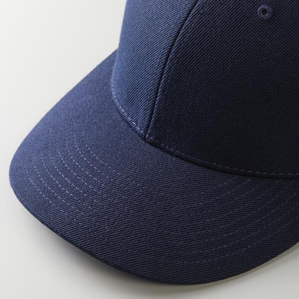UnitedAthle 9665-01 ロークラウン スナップバチE‚¯ キャチE�E 帽孁Eメンズ レチE‚£ース ブラチE‚¯ ネイビã�E (C)