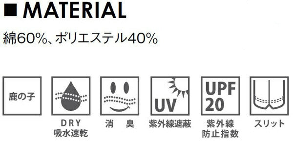 5.3オンス ドライカノコ ユーティリティー ポロシャツ ボタンダウン ポケット付