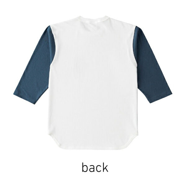 オープンエンド3/4スリーブベースボールTシャツ