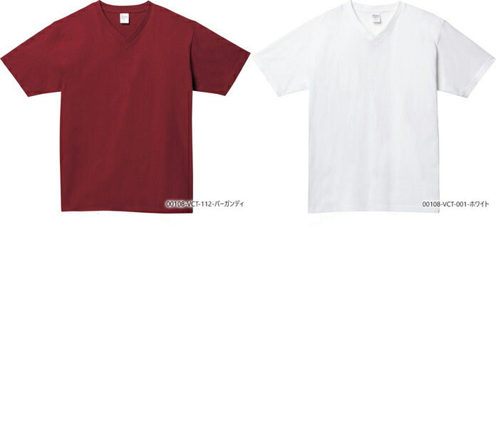 5.6オンス ヘビーウェイトVネックTシャツ