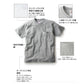 オープンエンドバインダーネックポケットTシャツ