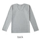 スリムフィット UネックロングスリーブTシャツ