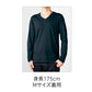 スリムフィット VネックロングスリーブTシャツ
