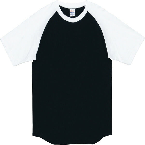 半袖Tシャツ 無地 綿 メンズ レディース 2XL 3XL 大きいサイズ 黒 ブラック ネイビー 白tシャツ ホワイト 杢グレー 赤 レッド 青 ブルー コンビカラー バイカラー 00106-CRT Printstar 5.6オンス ヘビーウェイト ラグランTシャツ クルーネック