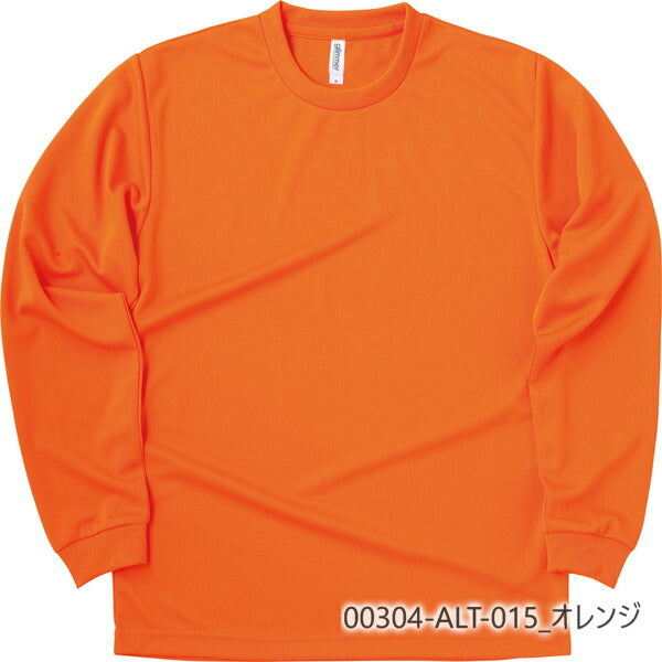 無地 メンズ レチE‚£ース SS S M L LL グレー 黁EブラチE‚¯ ネイビã�E 白 ホワイチE赤 レチEƒ‰ オレンジ ピンク 緁Eグリーン 靁Eブルー パã�Eプル 紫 黁E‰² イエロー 00304-ALT glimmer 4.4oz ドライロングスリーブTシャチEr