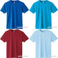 半袖 ドライTシャツ 無地 薄手 キッズ 男の子 女の子 120cm 130cm 140ccm 150cm 黒 ブラック ネイビー 白 ホワイト グレー 赤 オレンジ ピンク バーガンディ 青 00350-AIT glimmer 3.5オンス インターロックドライTシャツ