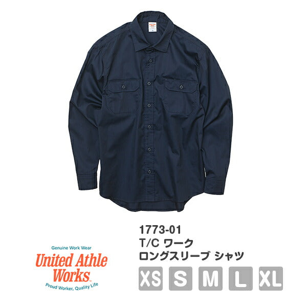 T/C ワーク ロングスリーブ シャツ