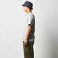半袖Tシャツ 無地 綿 メンズ レディース S M L XL グレー 黒 ブラック ネイビー 白tシャツ ホワイト 5004-01 United Athle 5.6オンス ヘンリーネック Tシャツ (C)