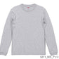 無地 長袖 綿 メンズ レディース XS S M L XL グレー 白 ホワイト 赤 レッド バーガンディ ピンク ベージュ 5011-01 United Athle 5.6オンス ロングスリーブTシャツ（1.6インチリブ）(C)