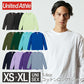 無地 長袖 綿 メンズ レディース XS S M L XL スミ 黒 ブラック ライム 緑 グリーン カーキ 青 ロイヤルブルー ネイビー 紫 パープル 5011-01 United Athle 5.6オンス ロングスリーブTシャツ（1.6インチリブ）(C)
